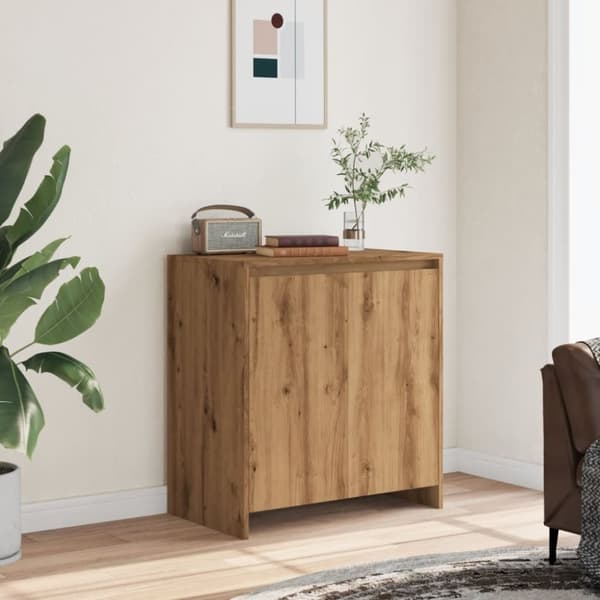 vidaXL skænk 70x41x75 cm konstrueret træ kunsteg
