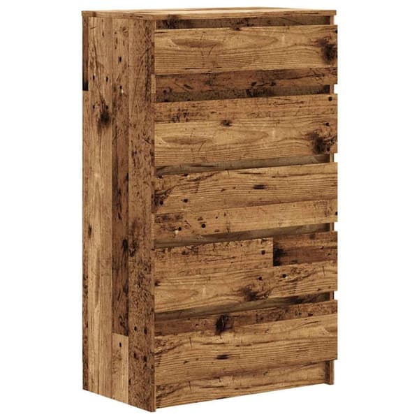 vidaXL Laatikosto vanha puu 60x36x103 cm tekninen puu