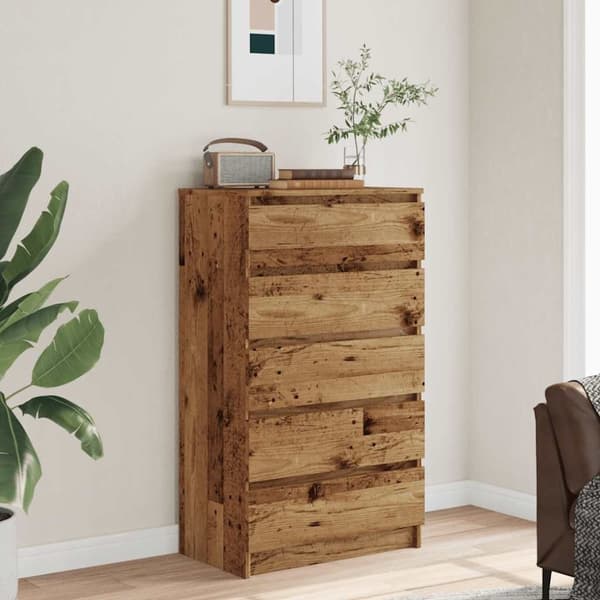 vidaXL Laatikosto vanha puu 60x36x103 cm tekninen puu