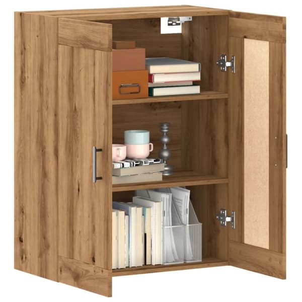 vidaXL Skänk artisan ek 69,5x34x90 cm konstruerat trä