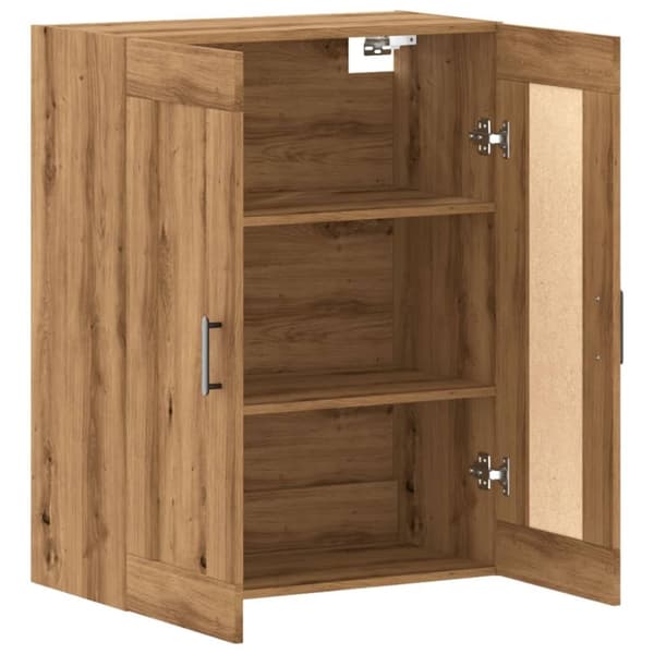 vidaXL Skänk artisan ek 69,5x34x90 cm konstruerat trä