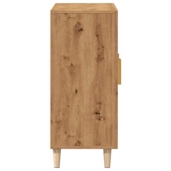 vidaXL Skänk artisan ek 90x34x80 cm konstruerat trä