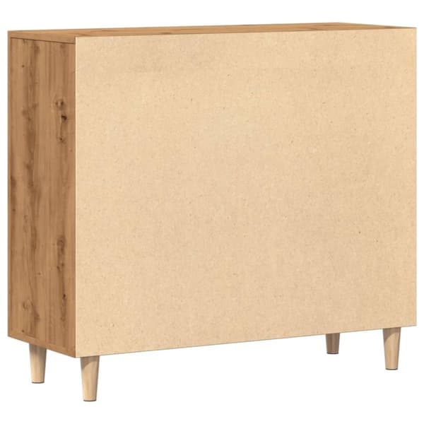 vidaXL Skänk artisan ek 90x34x80 cm konstruerat trä