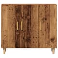 Miniatyrbillede 6 af 11: vidaXL skab 90x34x80 cm konstrueret træ gammelt træ-look