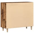 Miniatyrbillede 9 af 11: vidaXL skab 90x34x80 cm konstrueret træ gammelt træ-look