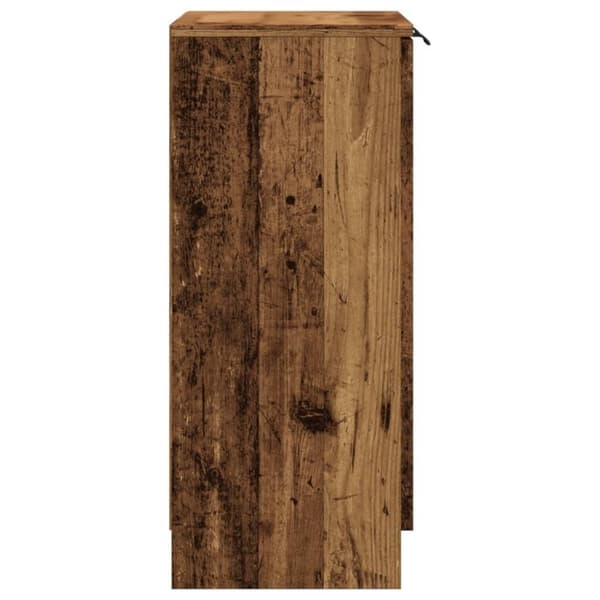 vidaXL skænk 60x30x70 cm konstrueret træ antikt trælook