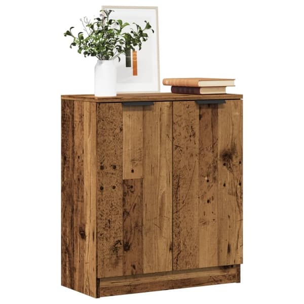 vidaXL skænk 60x30x70 cm konstrueret træ antikt trælook