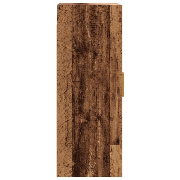 vidaXL Hengende veggskap gammelt tre 69,5x34x90 cm