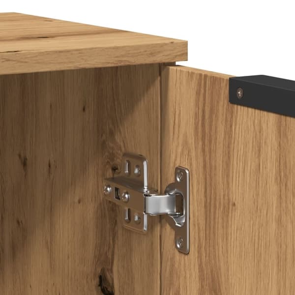 vidaXL Skjenk artisan eik 60x30x70 cm konstruert tre