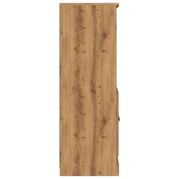 vidaXL Kaappi artesaani tammi 60x35,5x103,5 cm tekninen puu