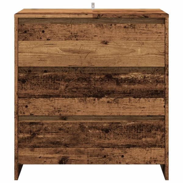 vidaXL skænk 70x41x75 cm konstrueret træ antikt trælook