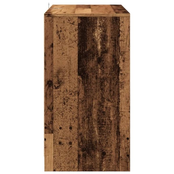 vidaXL skænk 70x41x75 cm konstrueret træ antikt trælook