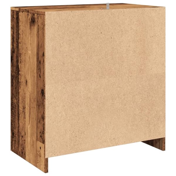 vidaXL skænk 70x41x75 cm konstrueret træ antikt trælook