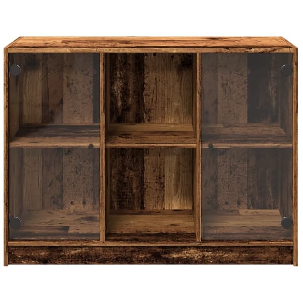 vidaXL skænk 102x37x75,5 cm konstrueret træ antikt trælook