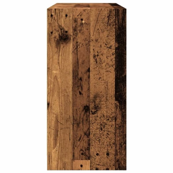 vidaXL skænk 102x37x75,5 cm konstrueret træ antikt trælook