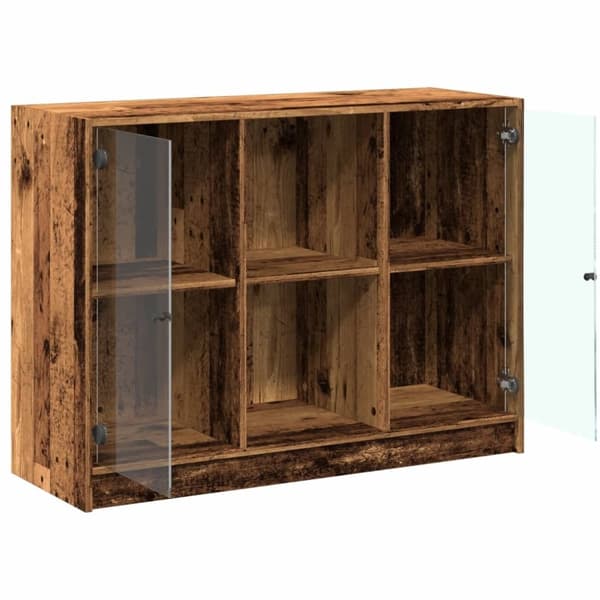 vidaXL skænk 102x37x75,5 cm konstrueret træ antikt trælook
