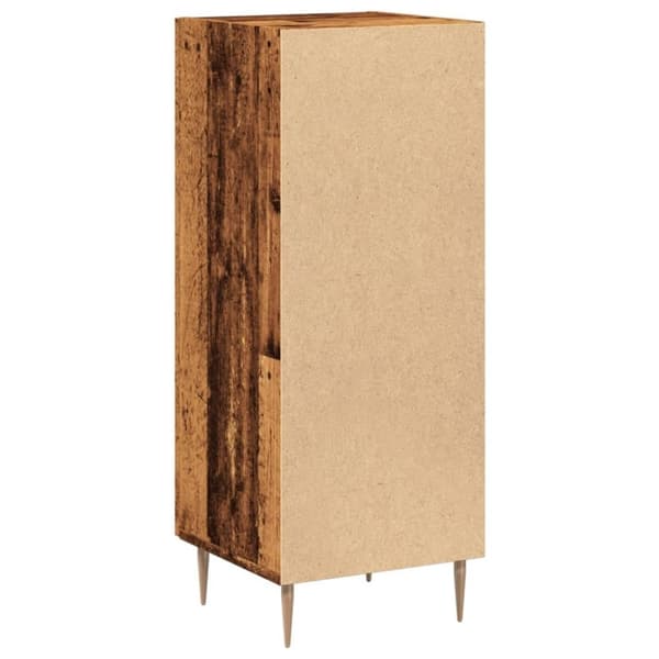 vidaXL Skjenk gammelt tre 34,5x34x90 cm konstruert tre