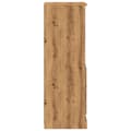 Miniatyrbilde 7 av 11: vidaXL Highboard artisan eik 36x35,5x103,5 cm konstruert tre
