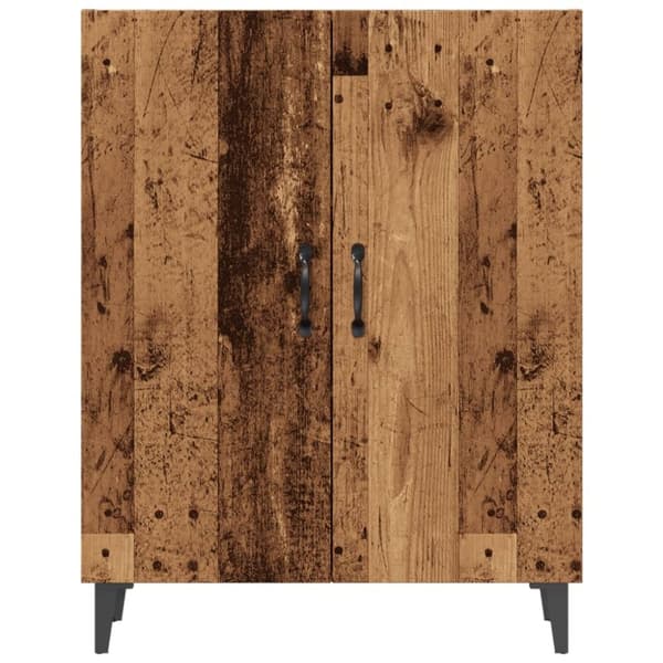 vidaXL skab 70x34x90 cm konstrueret træ antikt træ