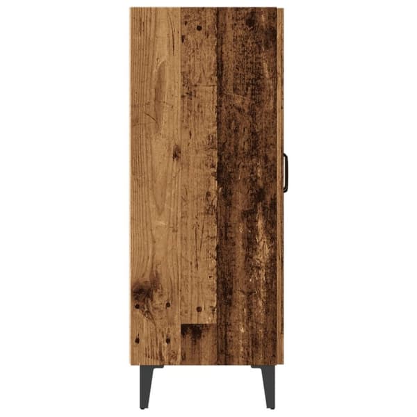 vidaXL skab 70x34x90 cm konstrueret træ antikt træ