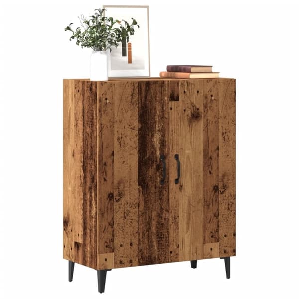 vidaXL skab 70x34x90 cm konstrueret træ antikt træ
