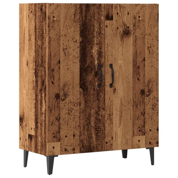 vidaXL skab 70x34x90 cm konstrueret træ antikt træ