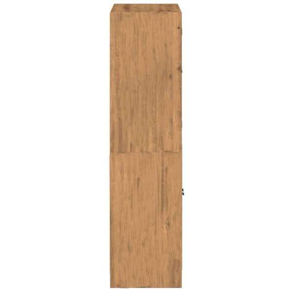 vidaXL Highboard med dører artisan eik 68x37x142 cm konstruert tre