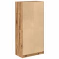 Miniatyrbilde 7 av 11: vidaXL Highboard med dører artisan eik 68x37x142 cm konstruert tre