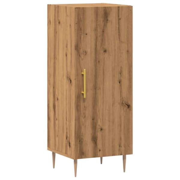 vidaXL Skjenk artisan eik 34,5x34x90 cm konstruert tre