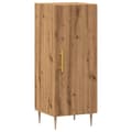 Miniatyrbilde 3 av 11: vidaXL Skjenk artisan eik 34,5x34x90 cm konstruert tre