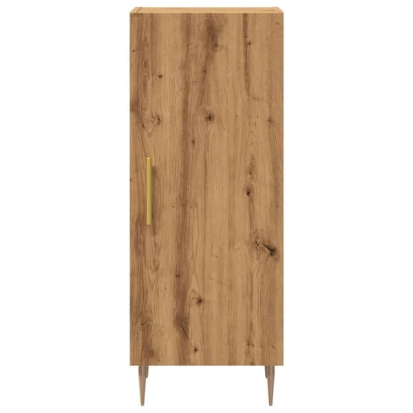 vidaXL Skjenk artisan eik 34,5x34x90 cm konstruert tre