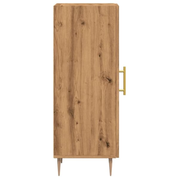 vidaXL Skjenk artisan eik 34,5x34x90 cm konstruert tre