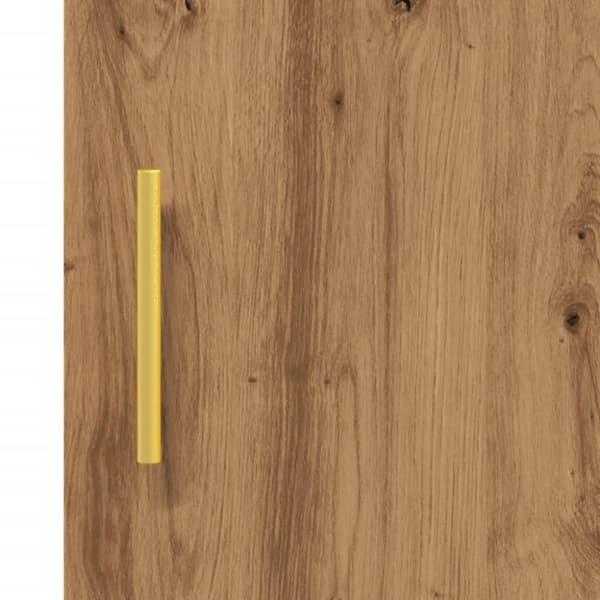 vidaXL Skjenk artisan eik 34,5x34x90 cm konstruert tre