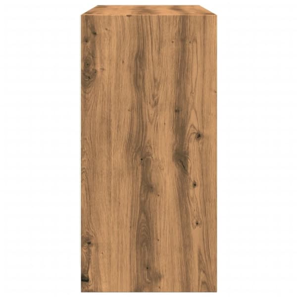 vidaXL skænk 102x37x75,5 cm konstrueret træ kunsteg