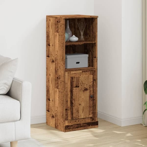 vidaXL skab 36x35,5x103,5 cm konstrueret træ gammelt træ-look