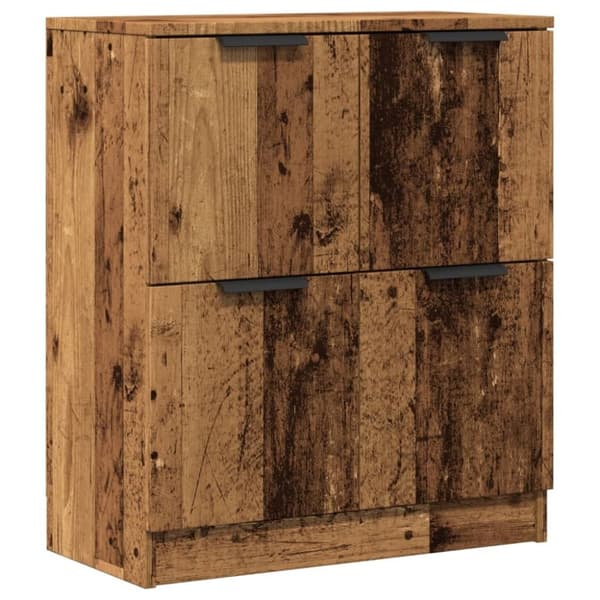 vidaXL skænk 60x30x70 cm konstrueret træ antikt trælook