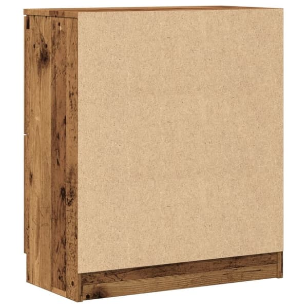 vidaXL skænk 60x30x70 cm konstrueret træ antikt trælook