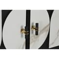 Miniatyrbillede 8 af 8: Skab Home ESPRIT Hvid Sort Metal Gran 100 x 40 x 170 cm