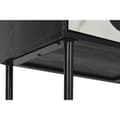 Miniatyrbillede 2 af 8: Skab Home ESPRIT Hvid Sort Metal Gran 100 x 40 x 170 cm