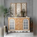 Miniatyrbillede 2 af 10: Skænk Alexandra House Living Jern Gran Træ MDF 35 x 93 x 140 cm
