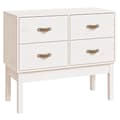 Miniatyrbild 2 av 2: Konsolbord vit 90x40x78 cm massiv furu