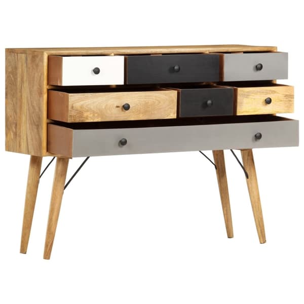 Skänk 110x30x82 cm massivt mangoträ