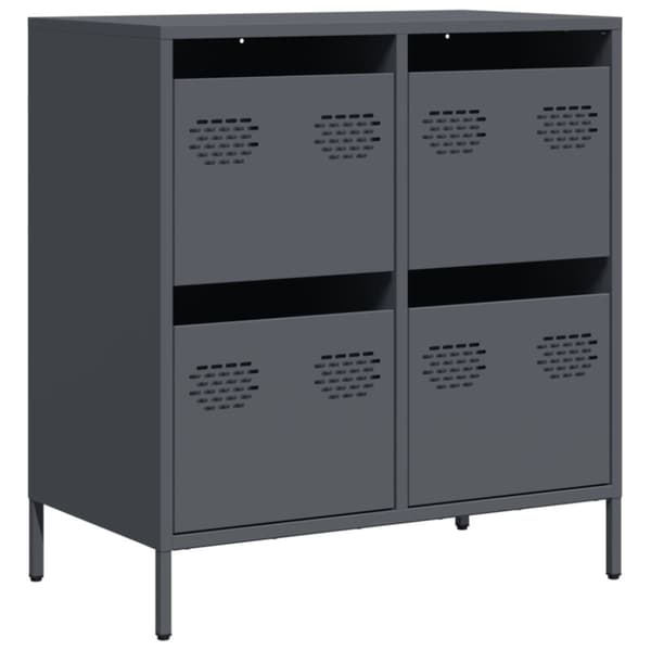 Skänk antracit 68x39x73,5 cm kallvalsat stål