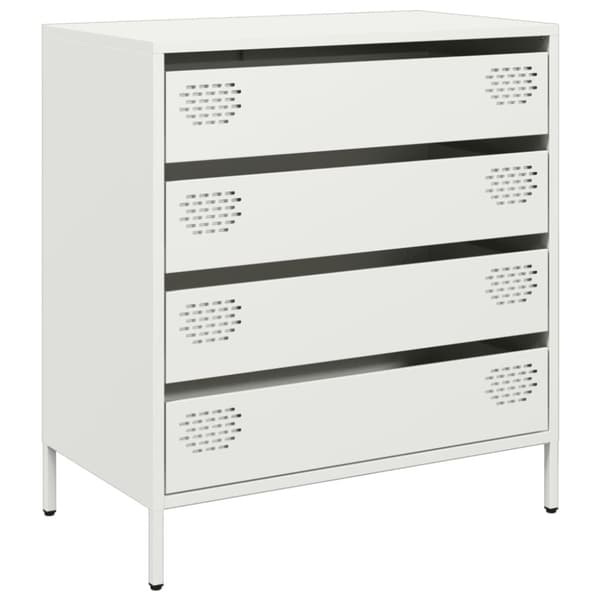 Skänk vit 68x39x73,5 cm kallvalsat stål