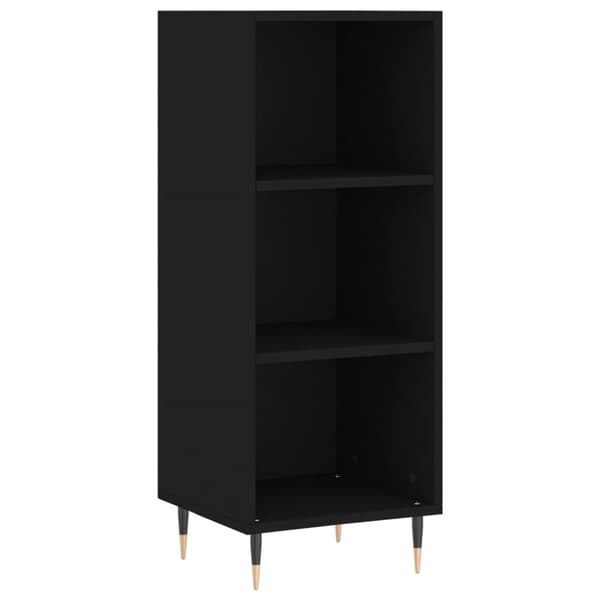 Skänk vit 34,5x32,5x90 cm konstruerat trä