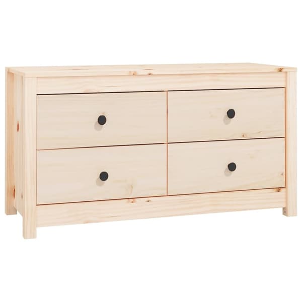 Sidoskåp 100x40x54 cm massiv furu