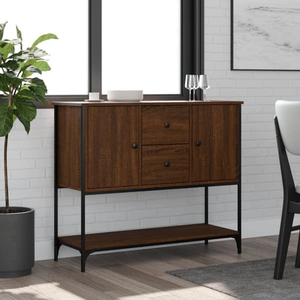 Skänk sonoma-ek 100x36x85 cm konstruerat trä