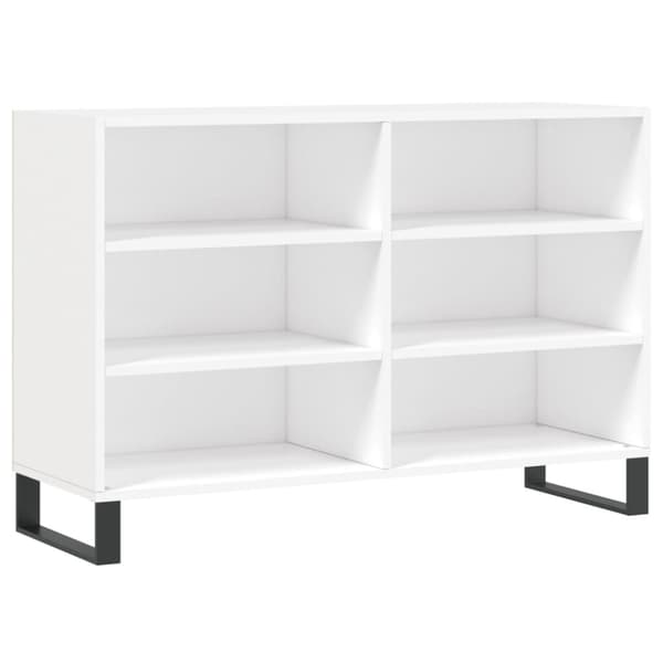 Skänk vit 103,5x35x70 cm konstruerat trä