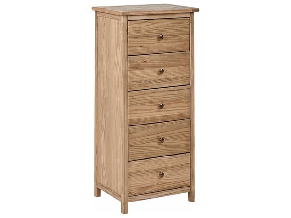 Kommode Lyst Tre 5 Skuffer Skjenk Oppbevaringsenhet Rustikk Stil Moderne Design
