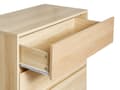 Miniatyrbilde 7 av 9: Kommode Lys Tre MDF 3 Skuffer Furu Ben Moderne Design Soverom Stue